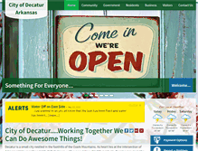 Tablet Screenshot of decaturarkansas.com